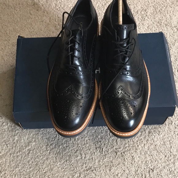 Cole Haan Other - New Black Cole Haan Morris Wingtip Oxford Size 9.5